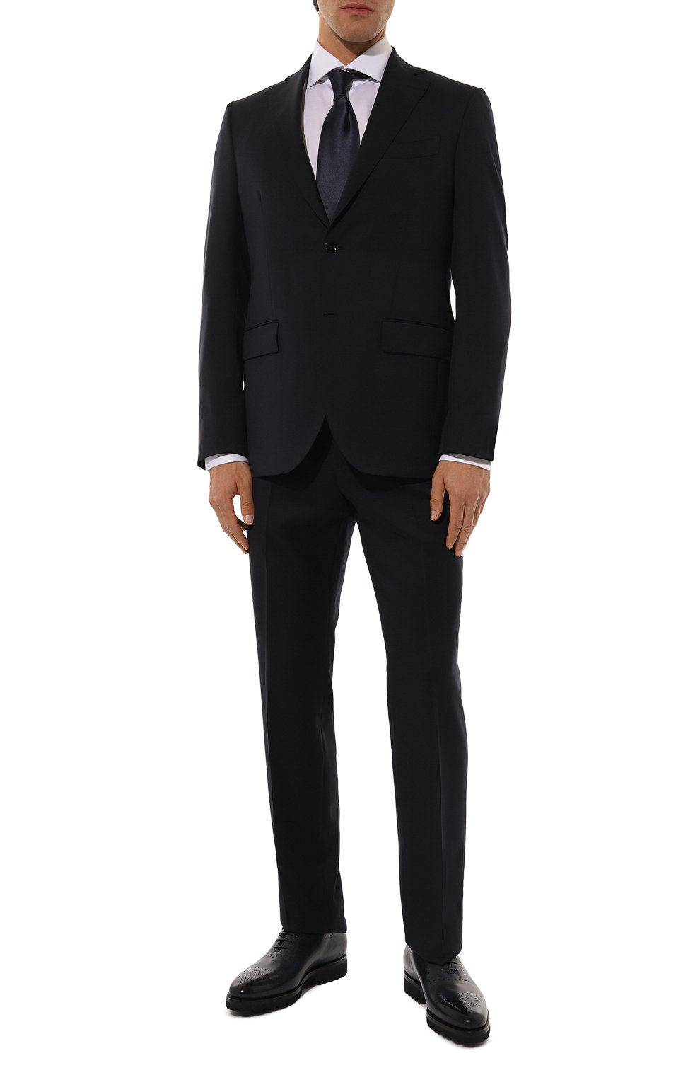 Кожаные оксфорды KITON, арт. USSA090N0010012, фото 2