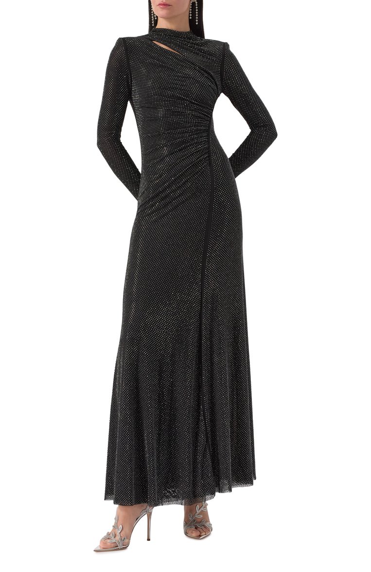 Женские кожаные босоножки crystal flavia 105 GIANVITO ROSSI серебряного цвета, арт. G32448.15RIC.GBMTRSS | Фото 2 (Каблук высота: Высокий; Драгоценные камни: Проставлено; Материал внешний: Натуральная кожа; Каблук тип: Шпилька; Подошва: Плоская; Материал внутренний: Натуральная кожа; Материал сплава: Проставлено)