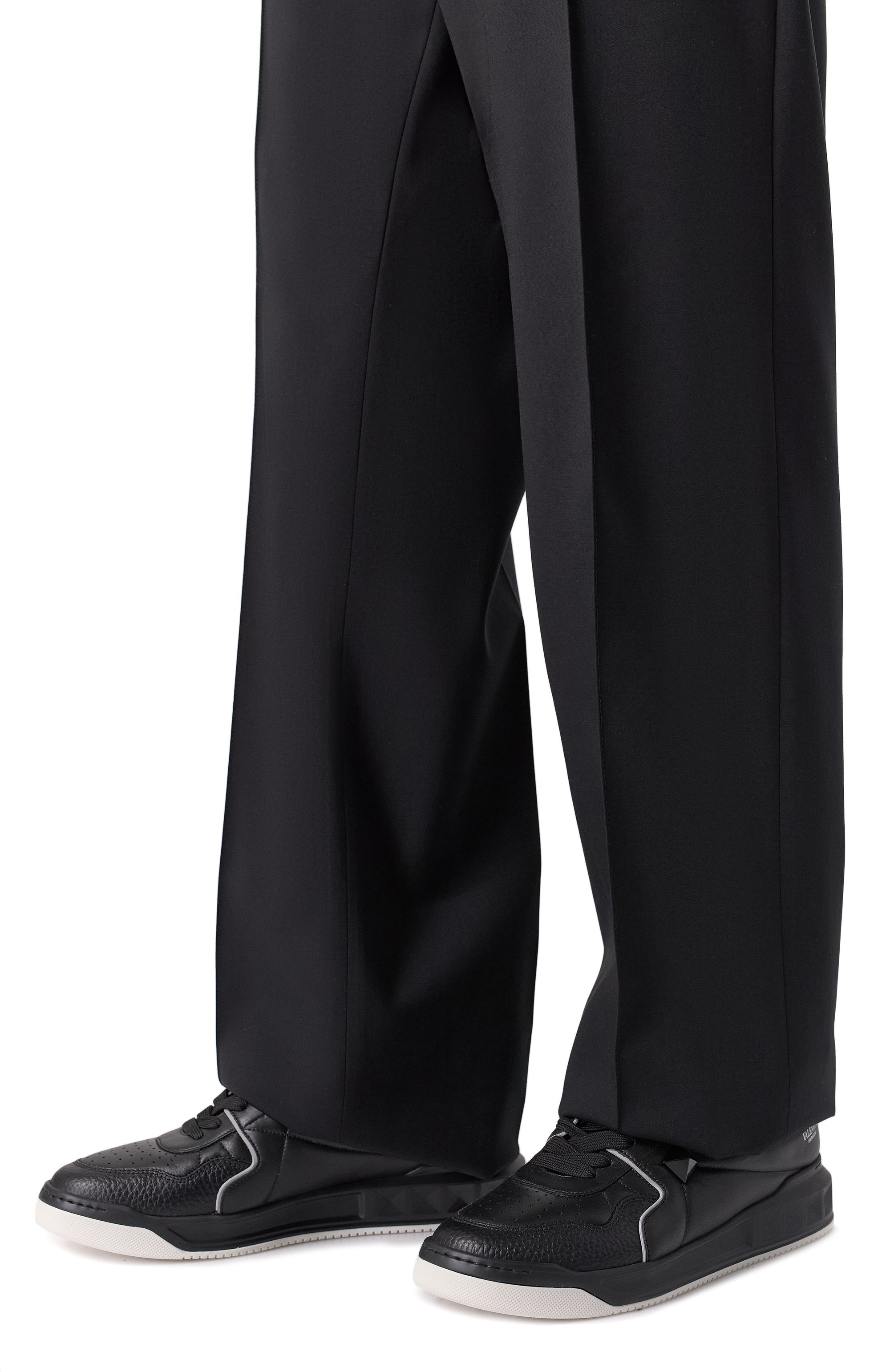 Кожаные кеды one stud VALENTINO, арт. 7Y2S0E71/NWN, фото 3