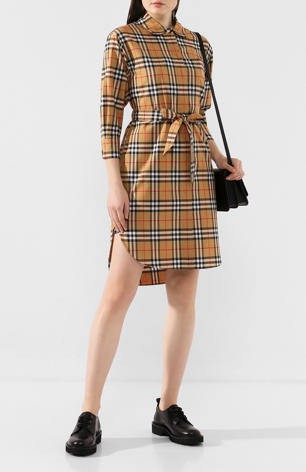 Хлопковое платье BURBERRY, арт. 8013946, фото 2