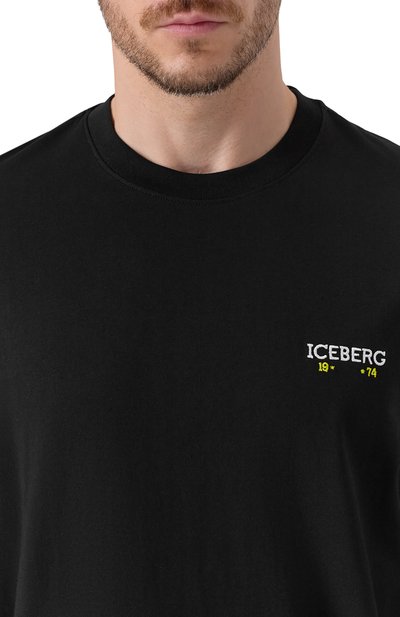 Хлопковый лонгслив ICEBERG, арт. F04A/6306, фото 5