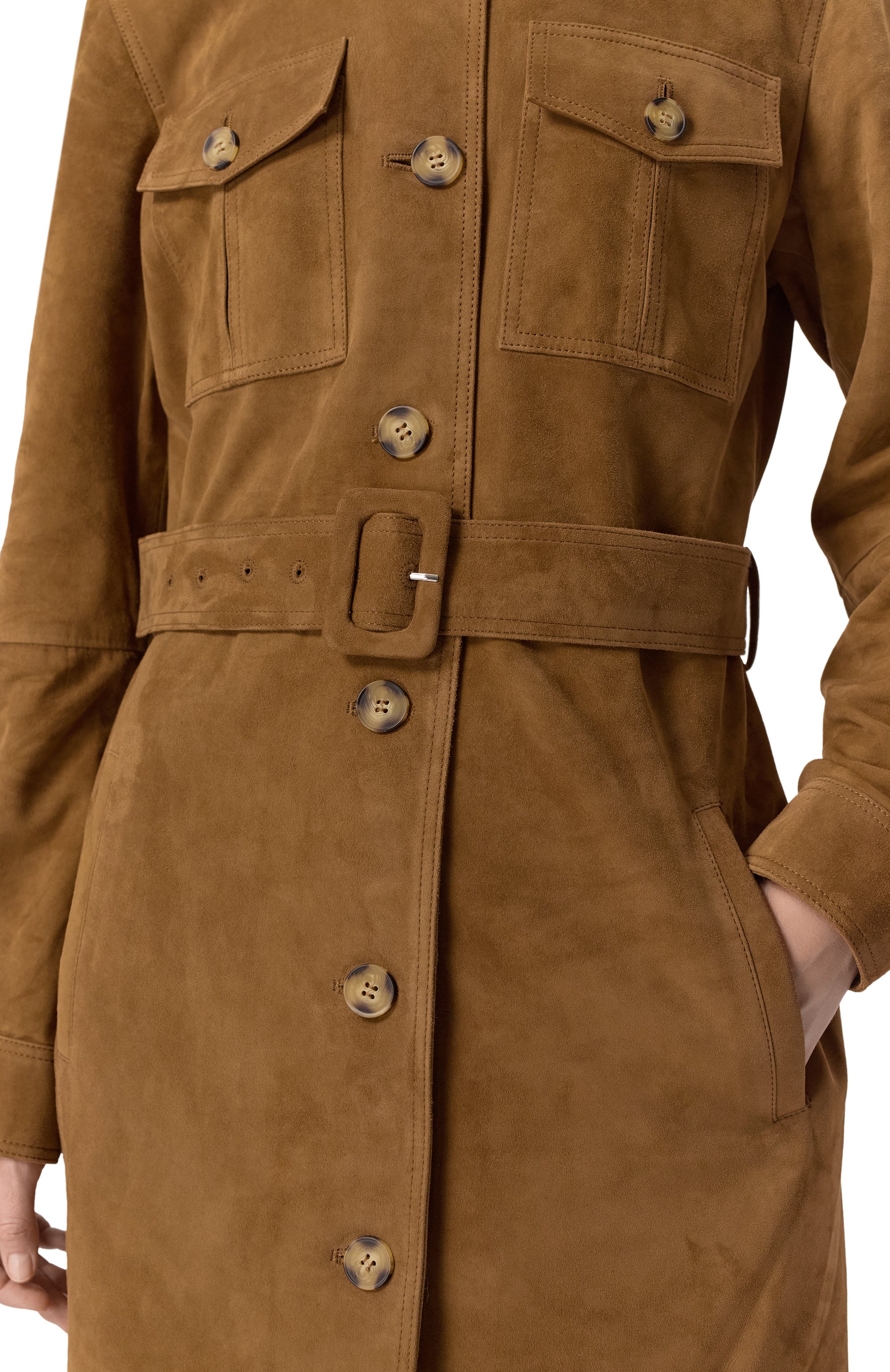 Замшевое пальто VENERA M., арт. MYT/175SZP/125VM, фото 5