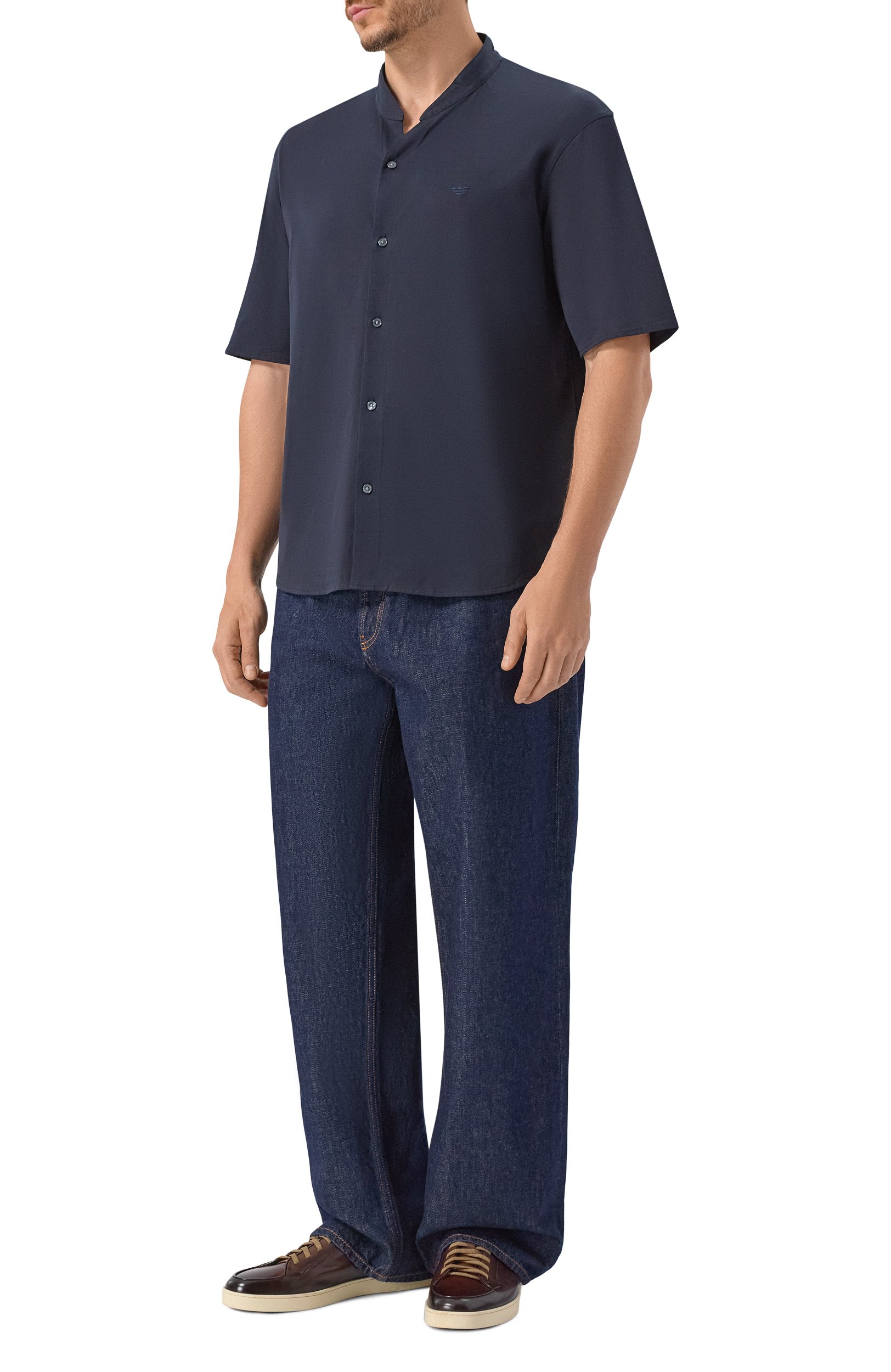 Хлопковая рубашка EMPORIO ARMANI, арт. EM006834/AF28078, фото 2