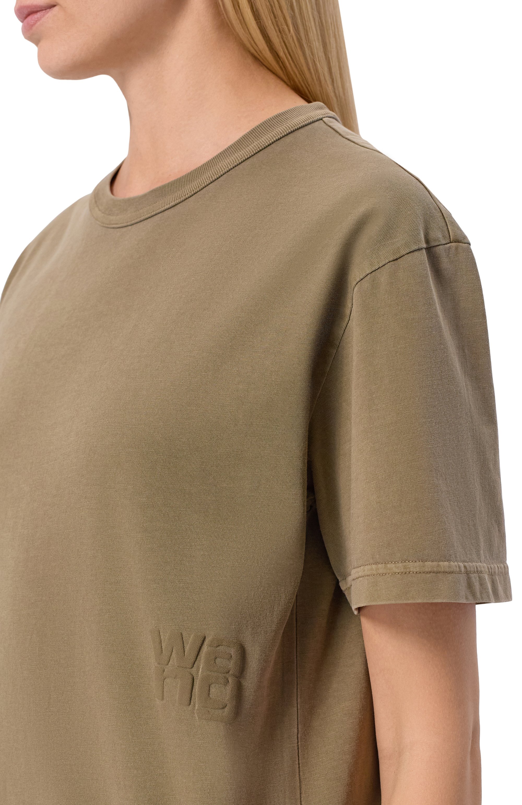 Хлопковая футболка ALEXANDERWANG.T, арт. 4CC3241520, фото 5