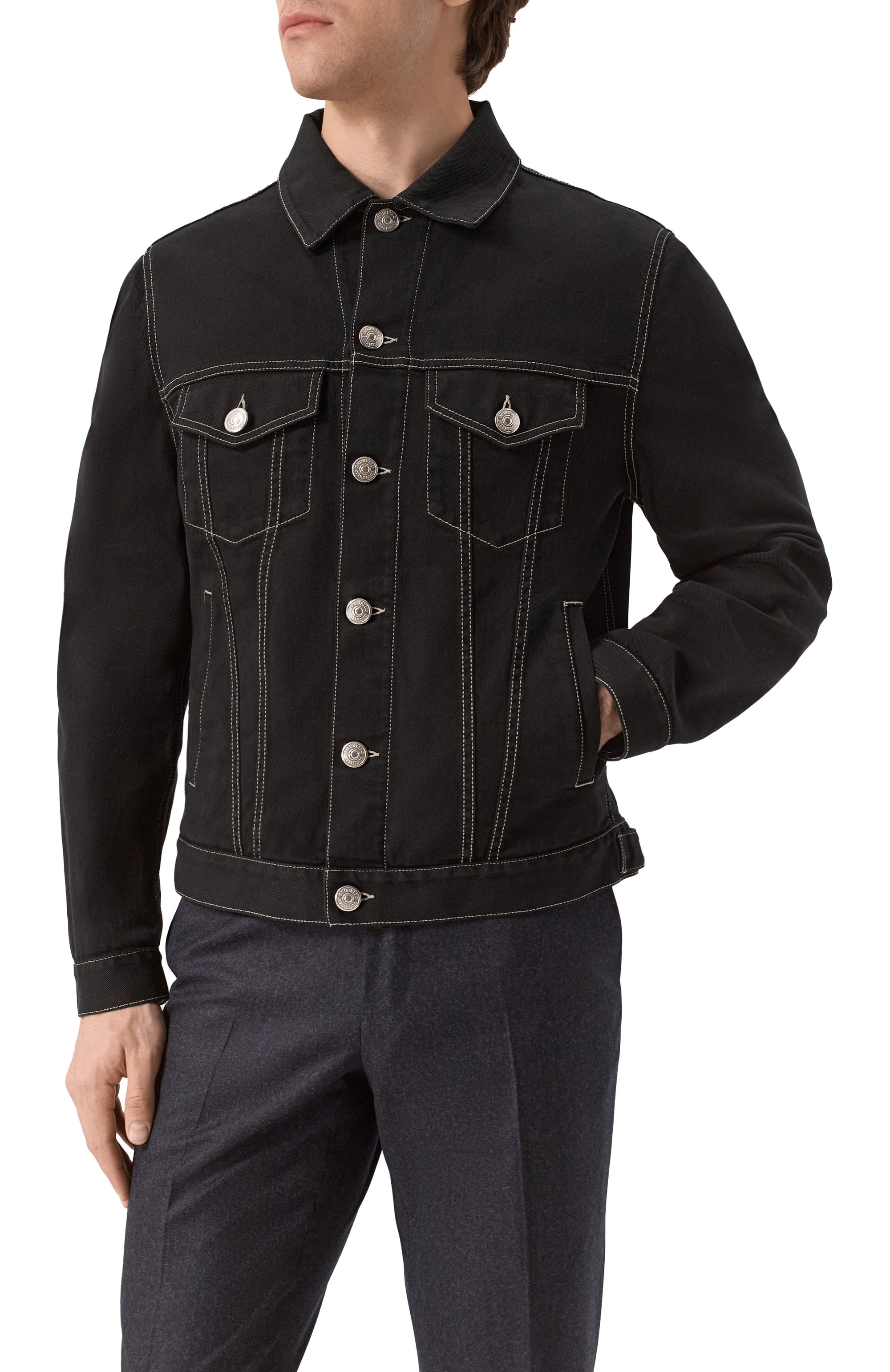 Джинсовая куртка BRUNELLO CUCINELLI, арт. M277P6910, фото 3