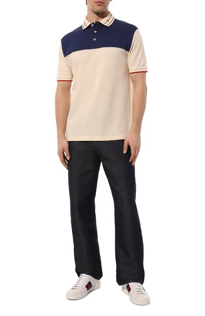 Хлопковое поло GUCCI, арт. 645259 XJC6J, фото 2