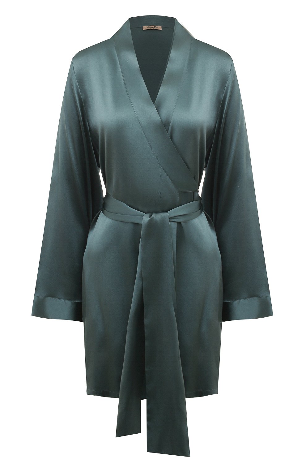 Шелковый халат MARJOLAINE изумрудного цвета по цене 69580 руб., арт. 4SOP2001, фото 1 Шелковый халат MARJOLAINE, арт. 4SOP2001, фото 1
