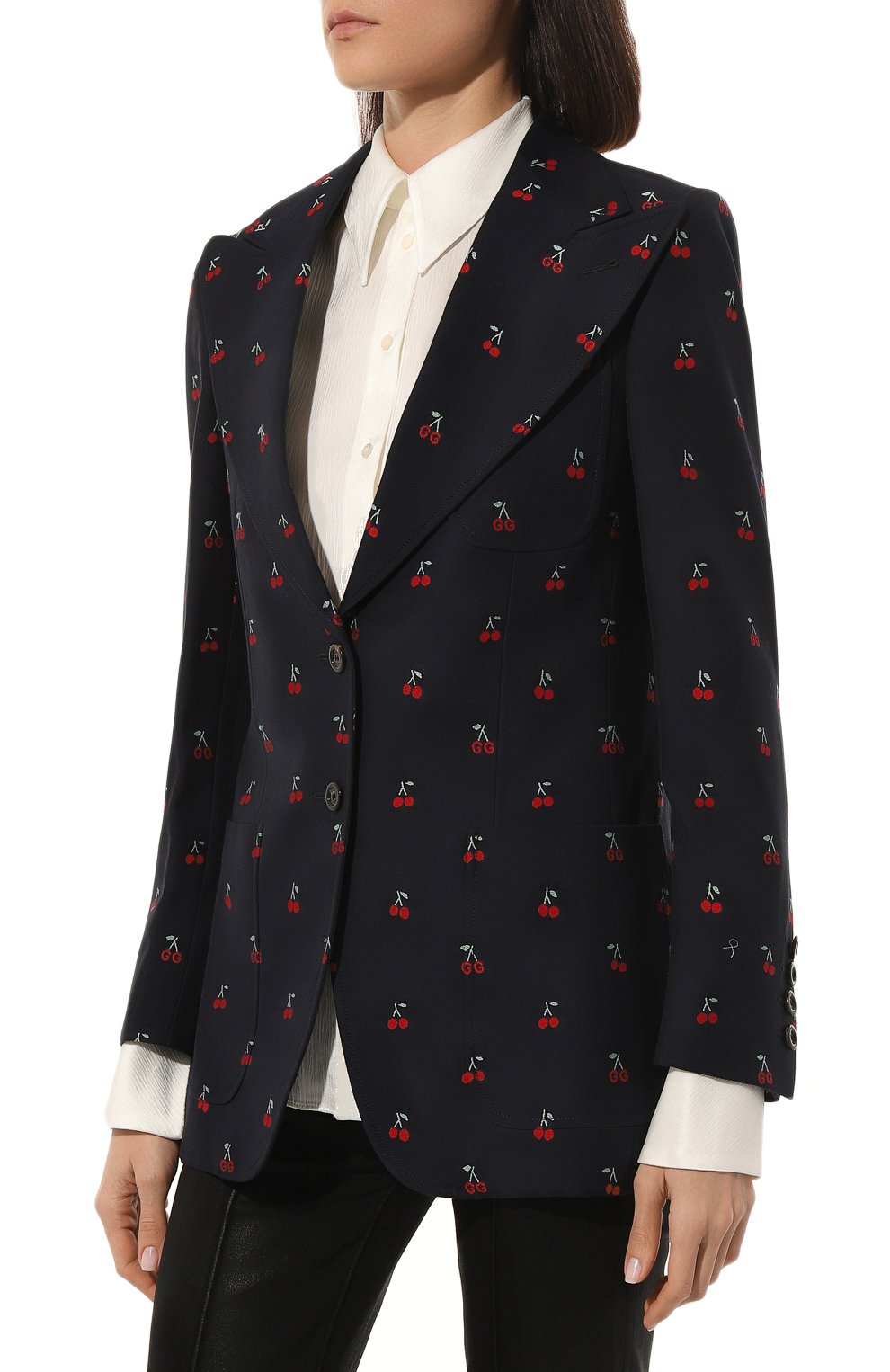 Жакет из хлопка и шерсти GUCCI, арт. 577307 ZABMY, фото 3