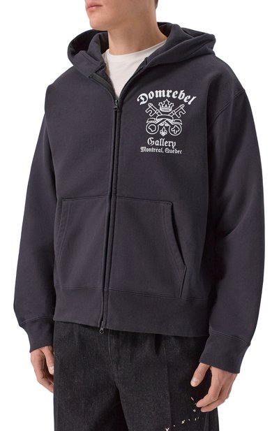 Хлопковая толстовка DOMREBEL, арт. M KEYS/ZIP H00DIE, фото 3