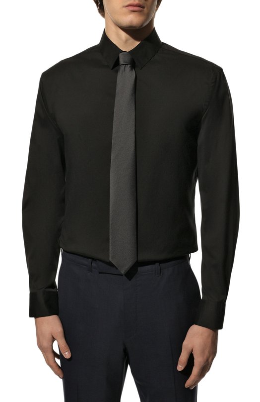 Хлопковая сорочка Giorgio Armani 8CGCCZ97/TZ517 Чёрный  8CGCCZ97/TZ517 Фото 3