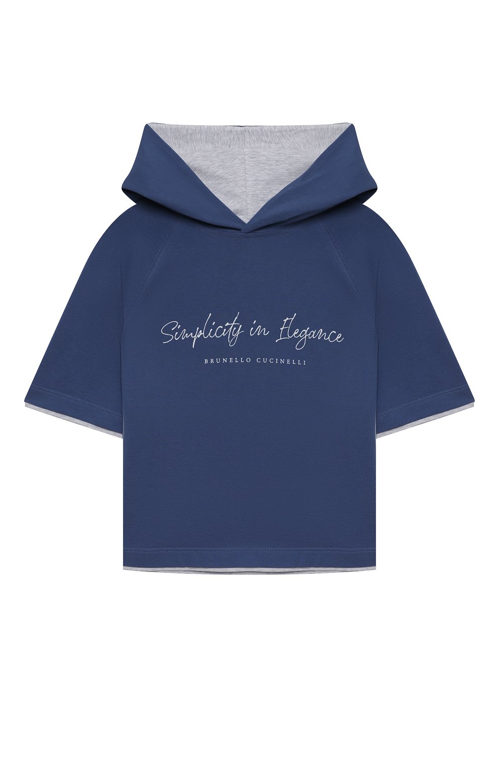 Худи с короткими рукавами BRUNELLO CUCINELLI, арт. B0T63E153A, фото 1