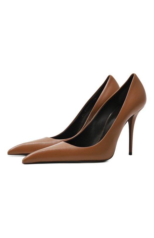 Кожаные туфли Élysée 105 Saint Laurent 833447/AADF0 Коричневый 833447/AADF0