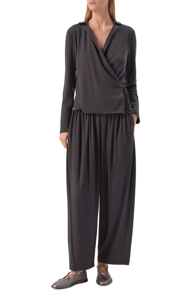 Кашемировый кардиган GIORGIO ARMANI серого цвета по цене 272500 руб., арт. GW003686/AF27680, фото 2 Кашемировый кардиган GIORGIO ARMANI, арт. GW003686/AF27680, фото 2