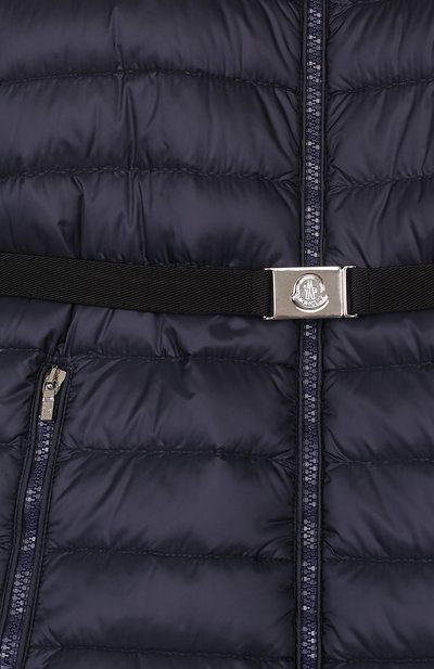 Пуховое пальто с капюшоном MONCLER ENFANT синего цвета по цене 67950 руб., арт. D1-954-46853-99-53048/12-14A, фото 3 Пуховое пальто с капюшоном MONCLER ENFANT, арт. D1-954-46853-99-53048/12-14A, фото 3