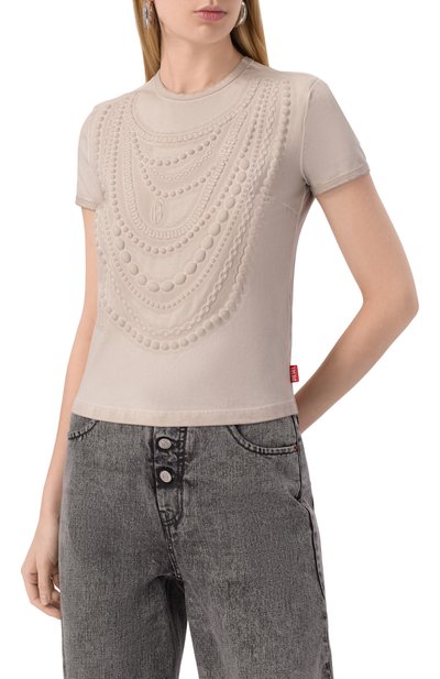 Хлопковая футболка DIESEL, арт. A18231/0BLBB, фото 3