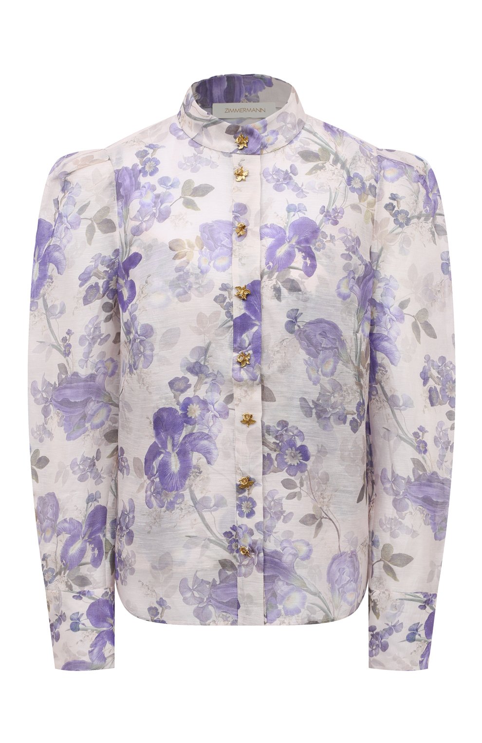 Блузка изо льна и шелка ZIMMERMANN, арт. 8174TF232, фото 1