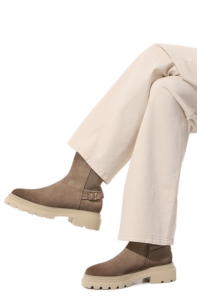 Замшевые ботинки SANTONI, арт. WTEG71104G0MTHI0, фото 3