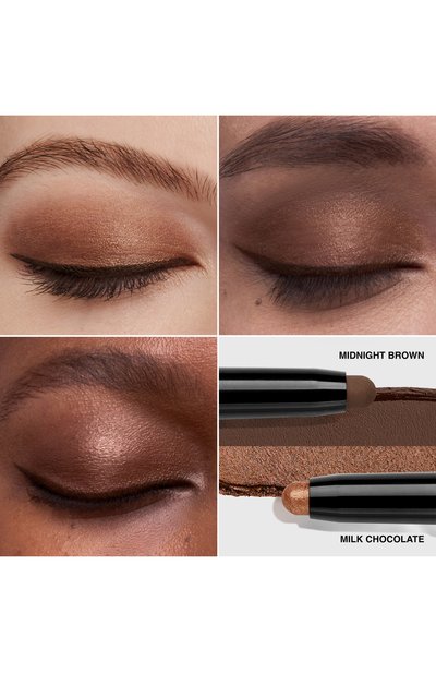 Двусторонние тени-карандаш, оттенок milk chocolate / midnight brown (1,6g) BOBBI BROWN, арт. H6DH-01, фото 3
