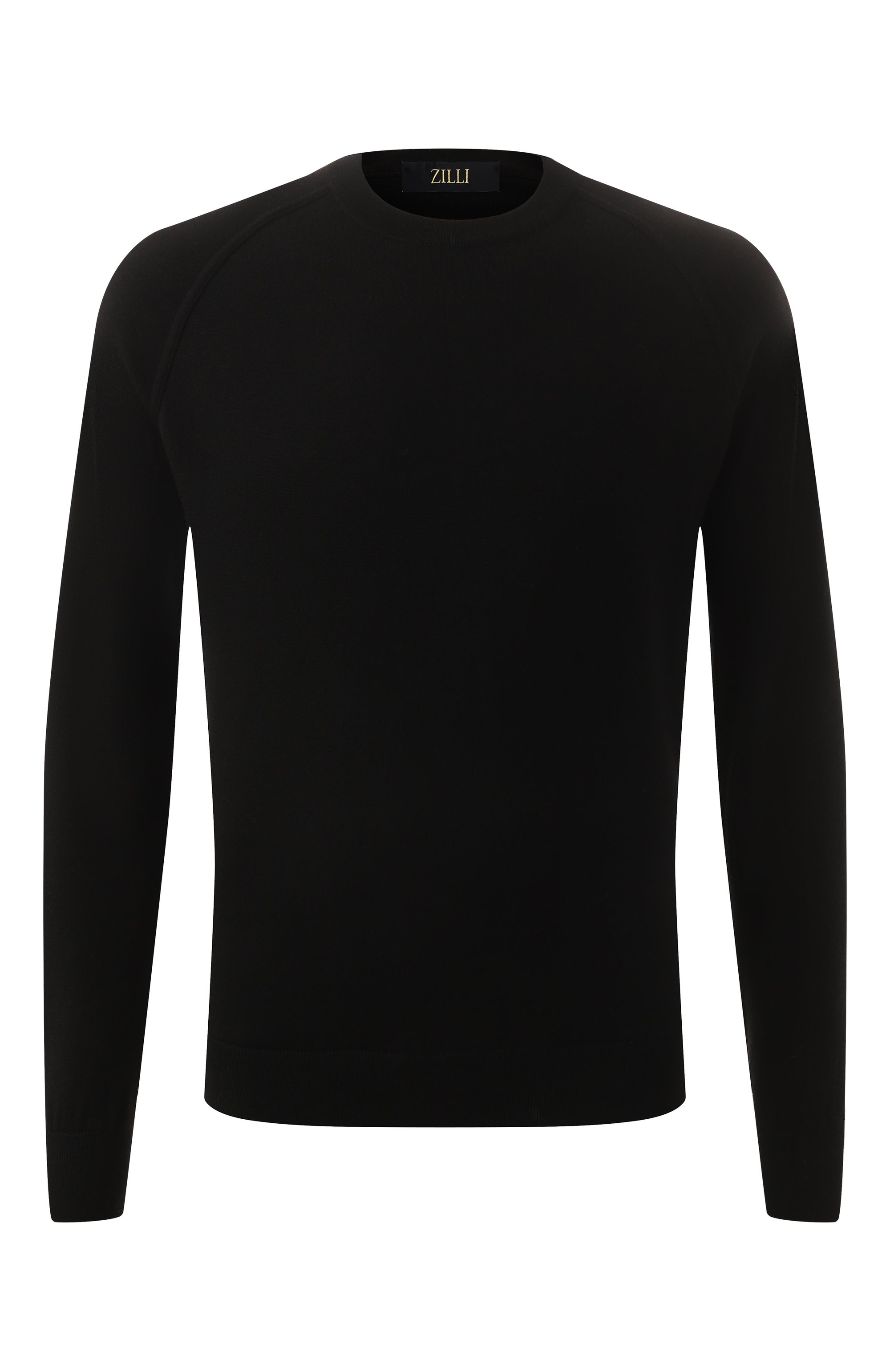 Джемпер из шерсти и шелка ZILLI черного цвета по цене 142000 руб., арт. KRNR01M0240VDBL00, фото 1 Джемпер из шерсти и шелка ZILLI, арт. KRNR01M0240VDBL00, фото 1