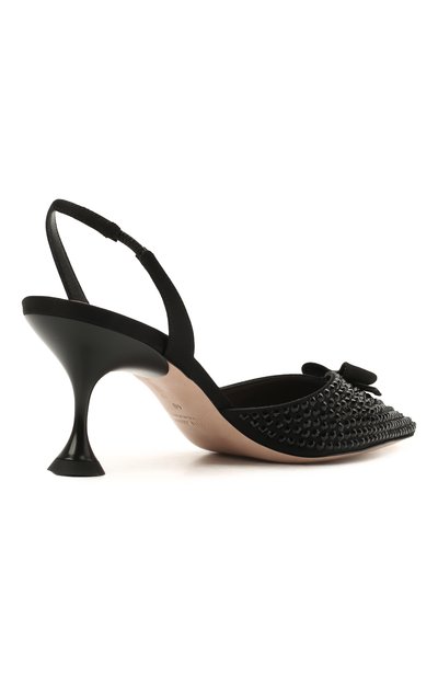 Туфли MIU MIU черного цвета по цене 105000 руб., арт. 5I459D-049-F0002-065, фото 4 Туфли MIU MIU, арт. 5I459D-049-F0002-065, фото 4