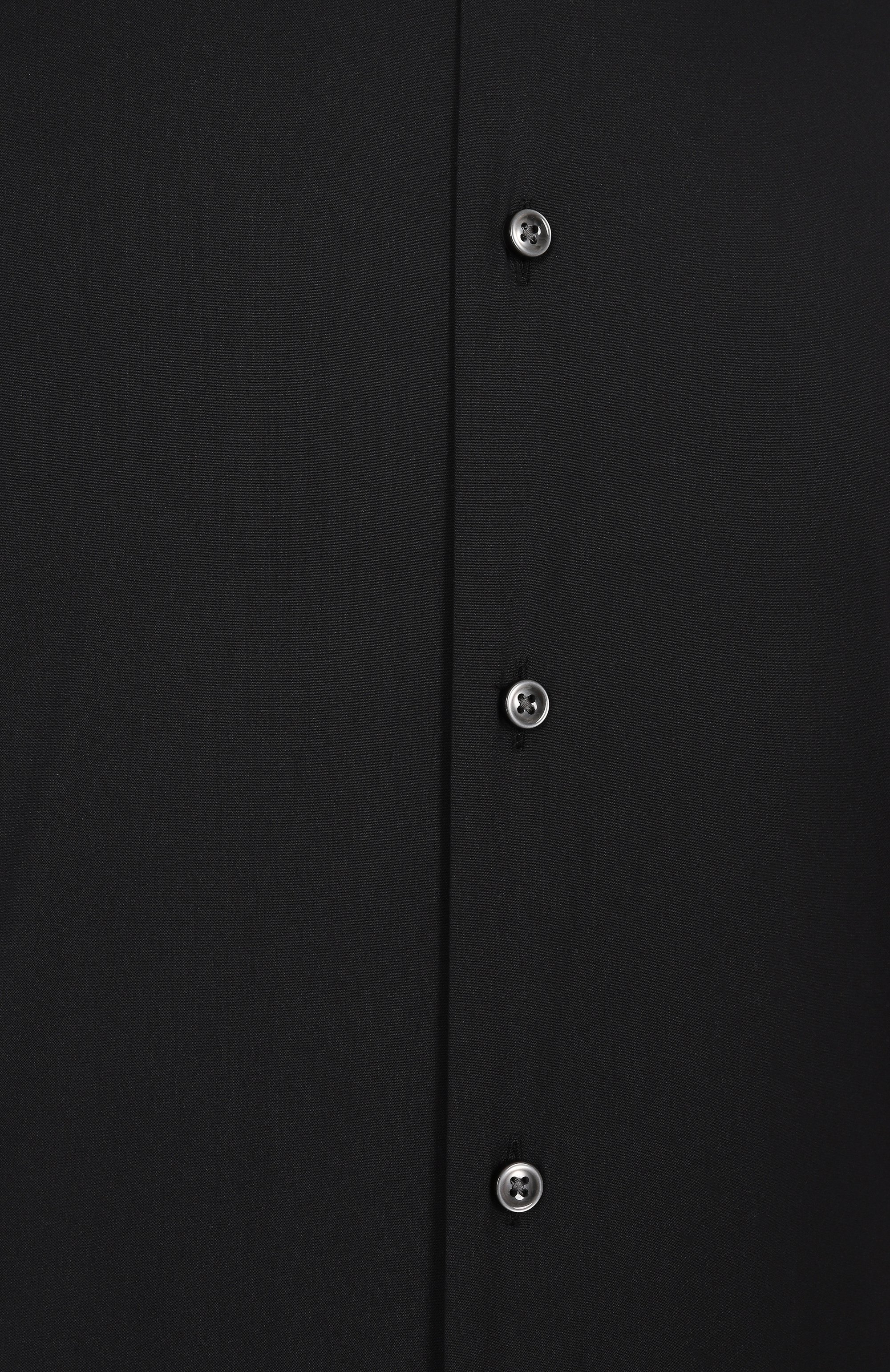 Хлопковая сорочка BOSS черного цвета по цене 17950 руб., арт. 50479915, фото 6 Хлопковая сорочка BOSS, арт. 50479915, фото 6