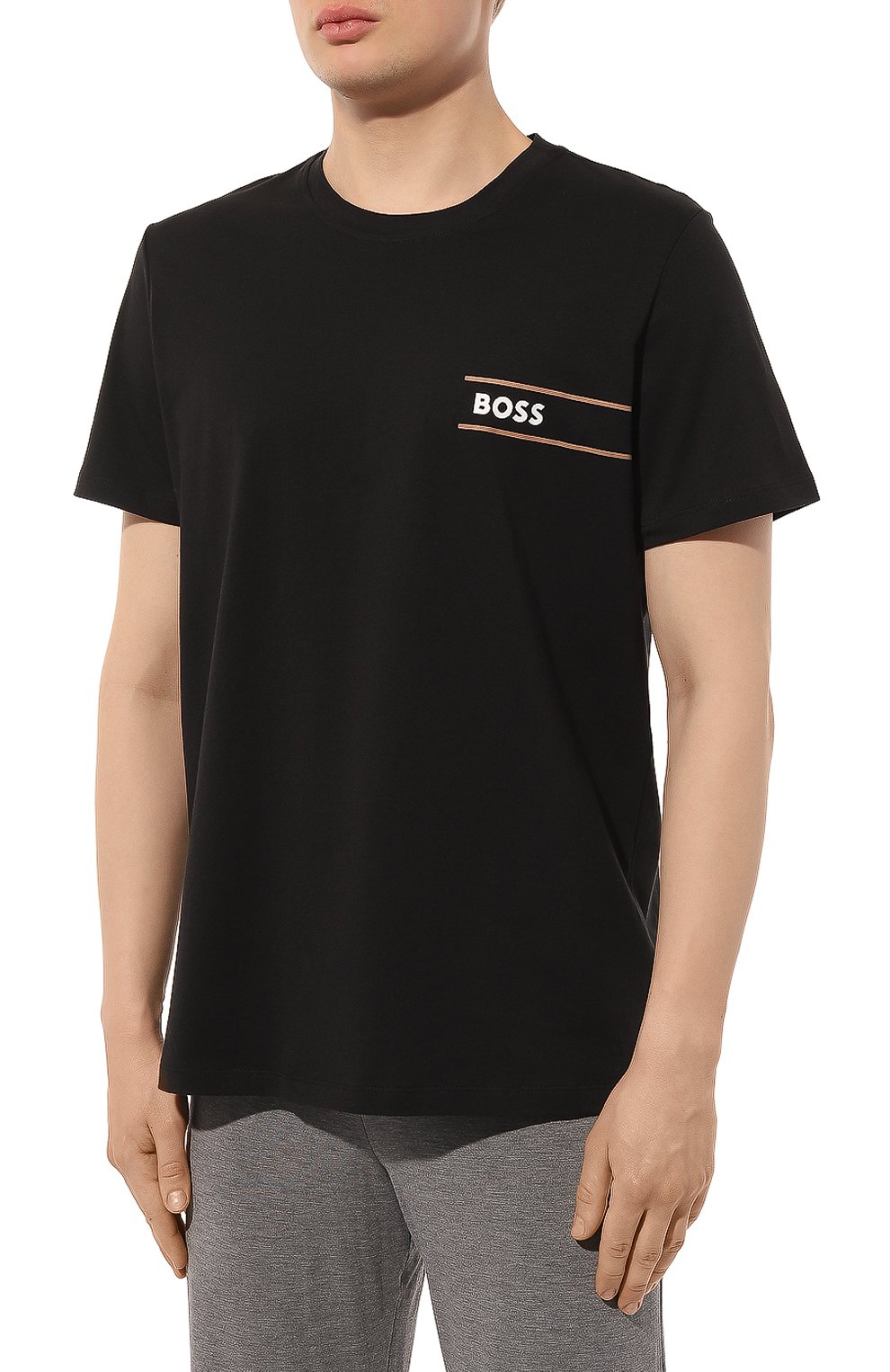 Хлопковая футболка BOSS, арт. 50508744, фото 3