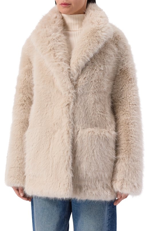 Шуба Zadig and Voltaire WWC001242 Бежевый  WWC001242 Фото 3