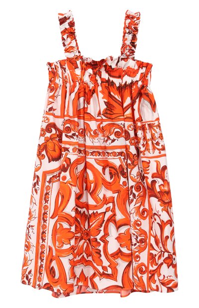 Хлопковый сарафан DOLCE & GABBANA, арт. L54DN9/G7P4R_001, фото 2
