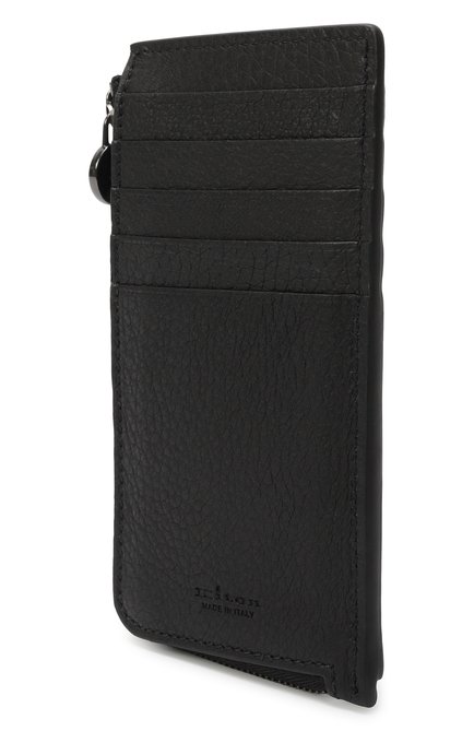 Мужской кожаный футляр для кредитных карт KITON черного цвета, арт. UPEA038N0122302 | Фото 2 (Материал сплава: Проставлено; Материал: Натуральная кожа; Нос: Не проставлено)