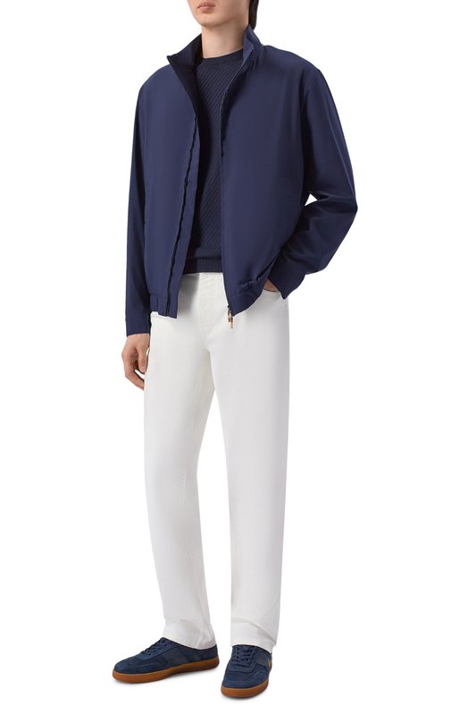 Замшевые кеды Modica Fabi FU1320/CAM0SCI0NE Синий  FU1320/CAM0SCI0NE Фото 2