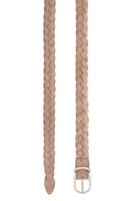 Замшевый ремень Brunello Cucinelli MAURP333 Бежевый  MAURP333 Фото 3