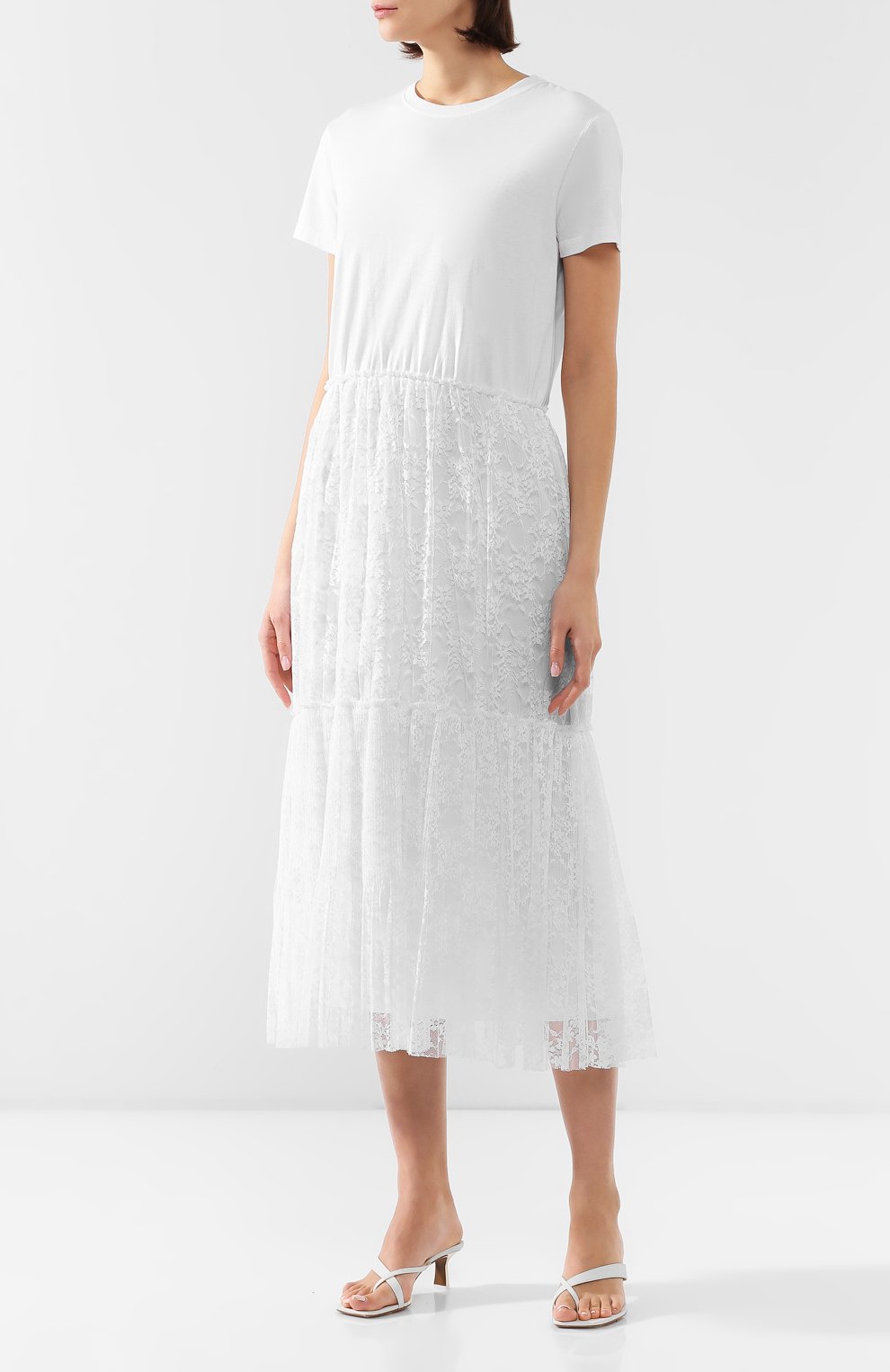 Хлопковое платье REDVALENTINO, арт. TR0MJ03T/54J, фото 3