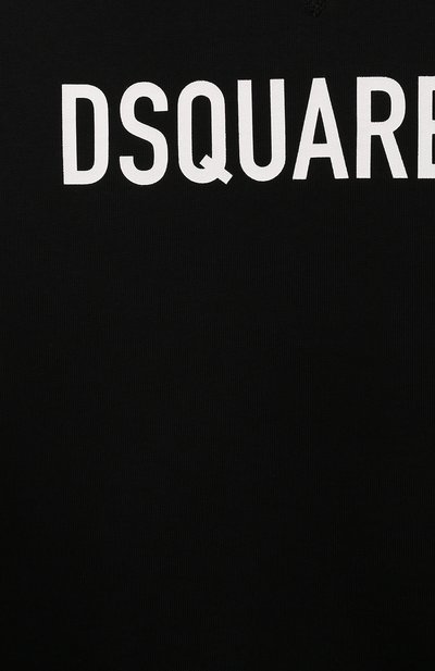 Хлопковый свитшот DSQUARED2 черного цвета по цене 19950 руб., арт. DQ2009/D0A4D, фото 3 Хлопковый свитшот DSQUARED2, арт. DQ2009/D0A4D, фото 3
