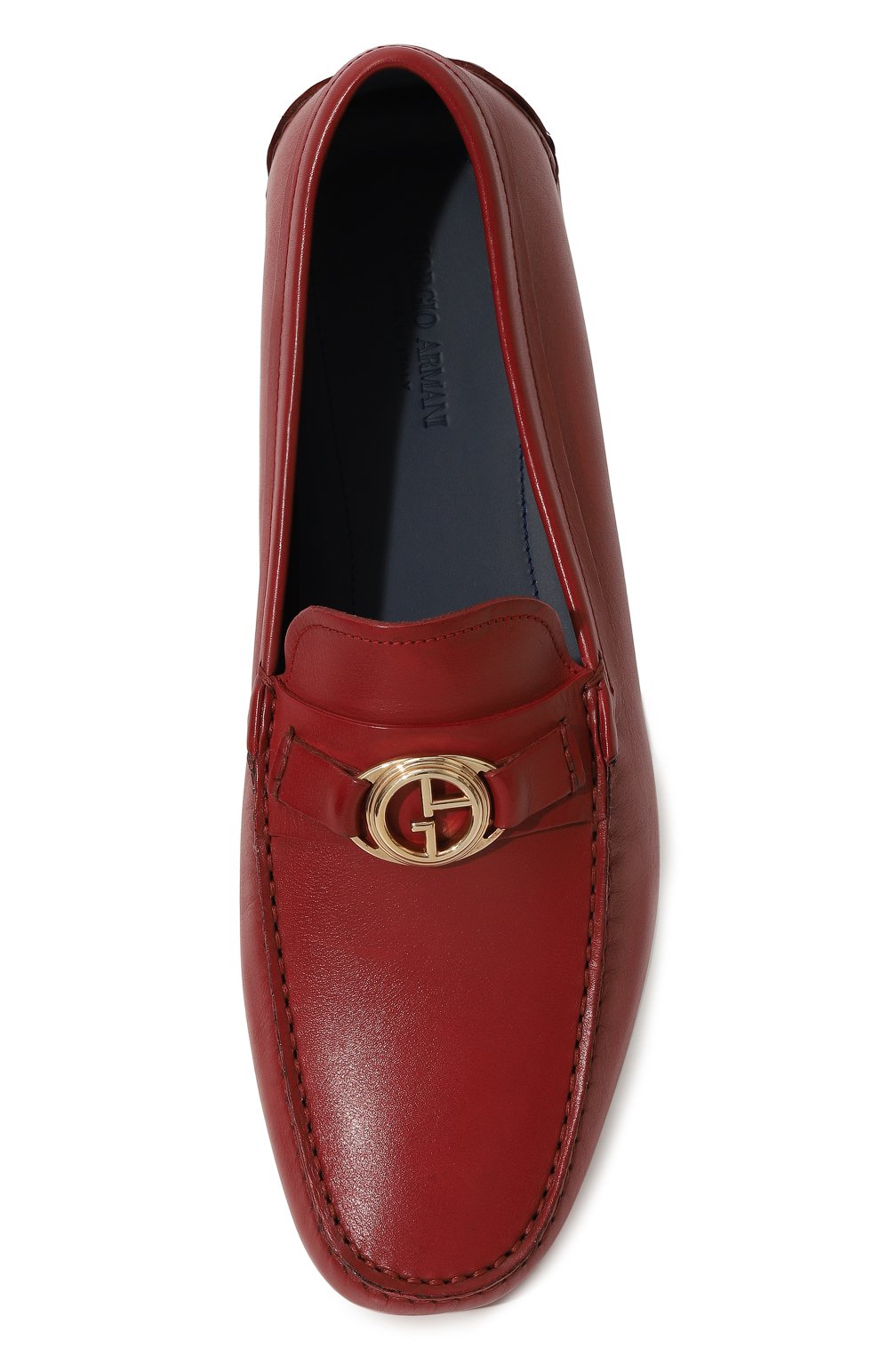 Кожаные мокасины GIORGIO ARMANI, арт. X2B123/XF529, фото 6