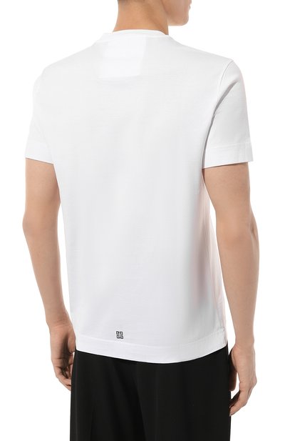 Хлопковая футболка GIVENCHY, арт. BM716G3YAC, фото 4