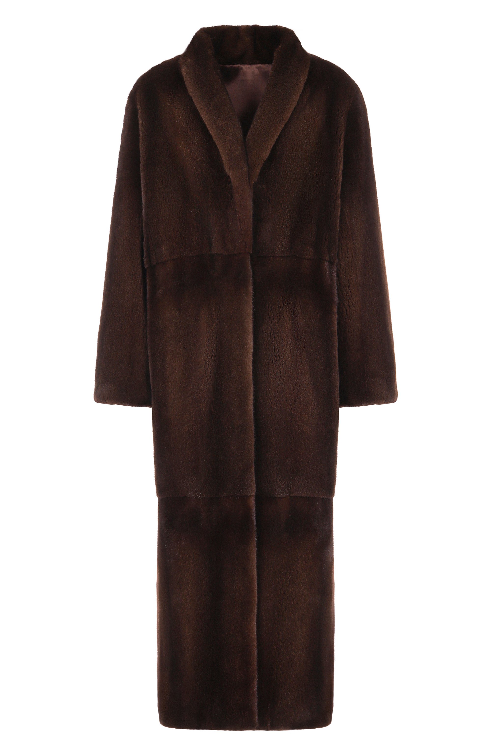 Шуба из норки MVST, арт. M011A/MINK BROWN, фото 1