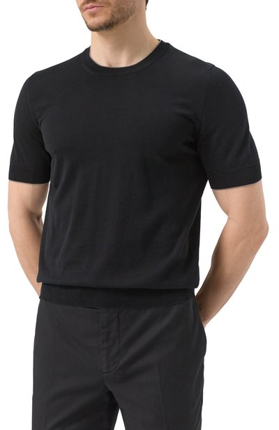 Хлопковый джемпер BRUNELLO CUCINELLI, арт. M29805200, фото 3