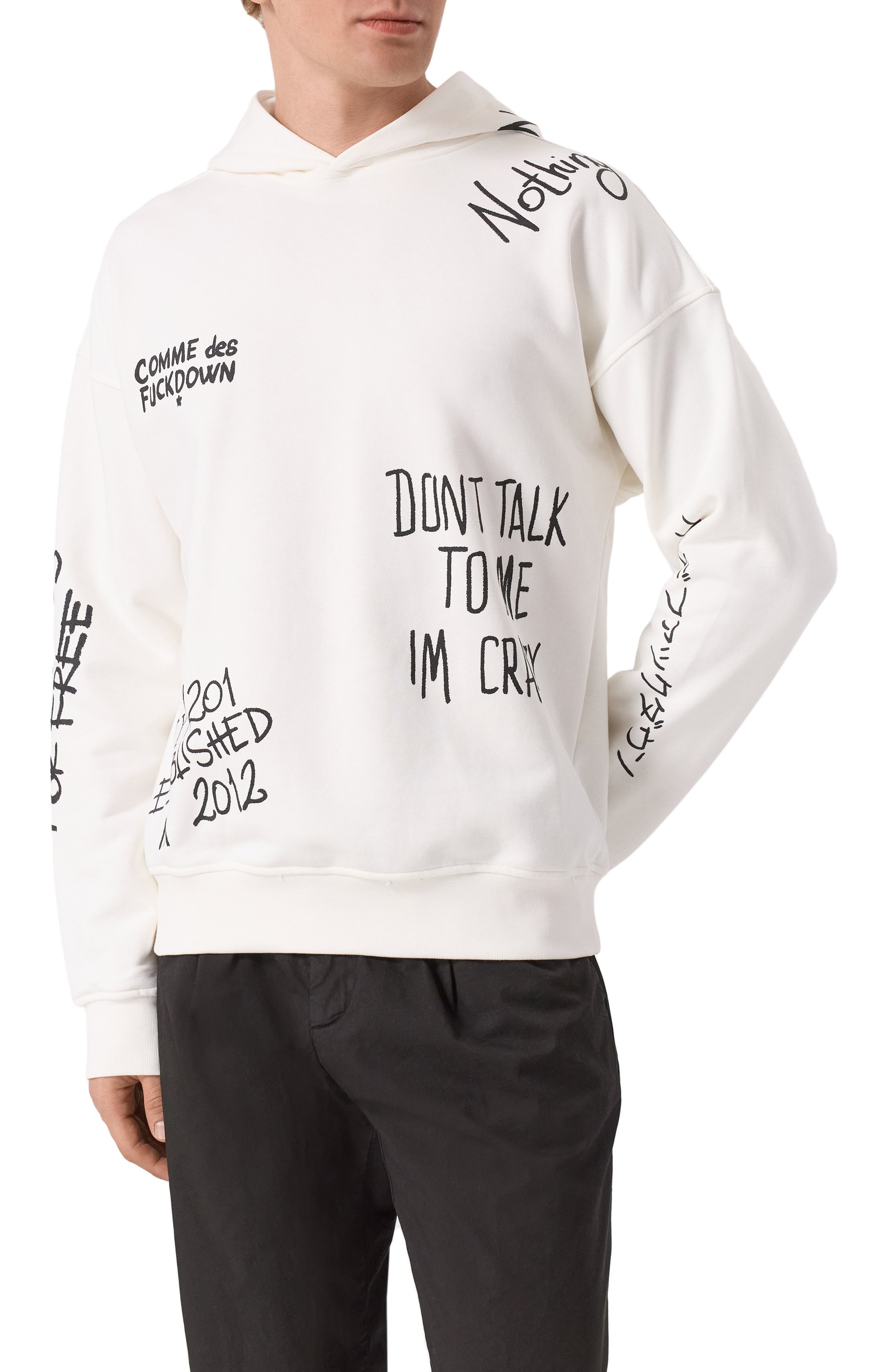 Хлопковое худи COMME DES FUCKDOWN, арт. CFABM01550, фото 3