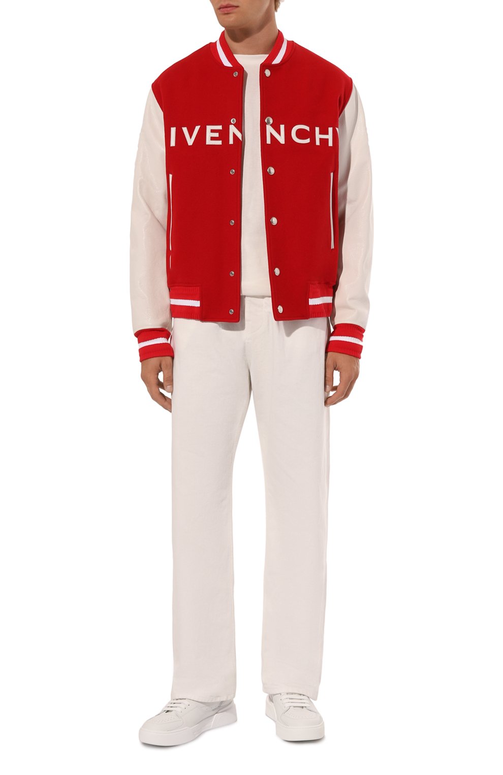 Комбинированный бомбер GIVENCHY, арт. BM011S6Y16, фото 2