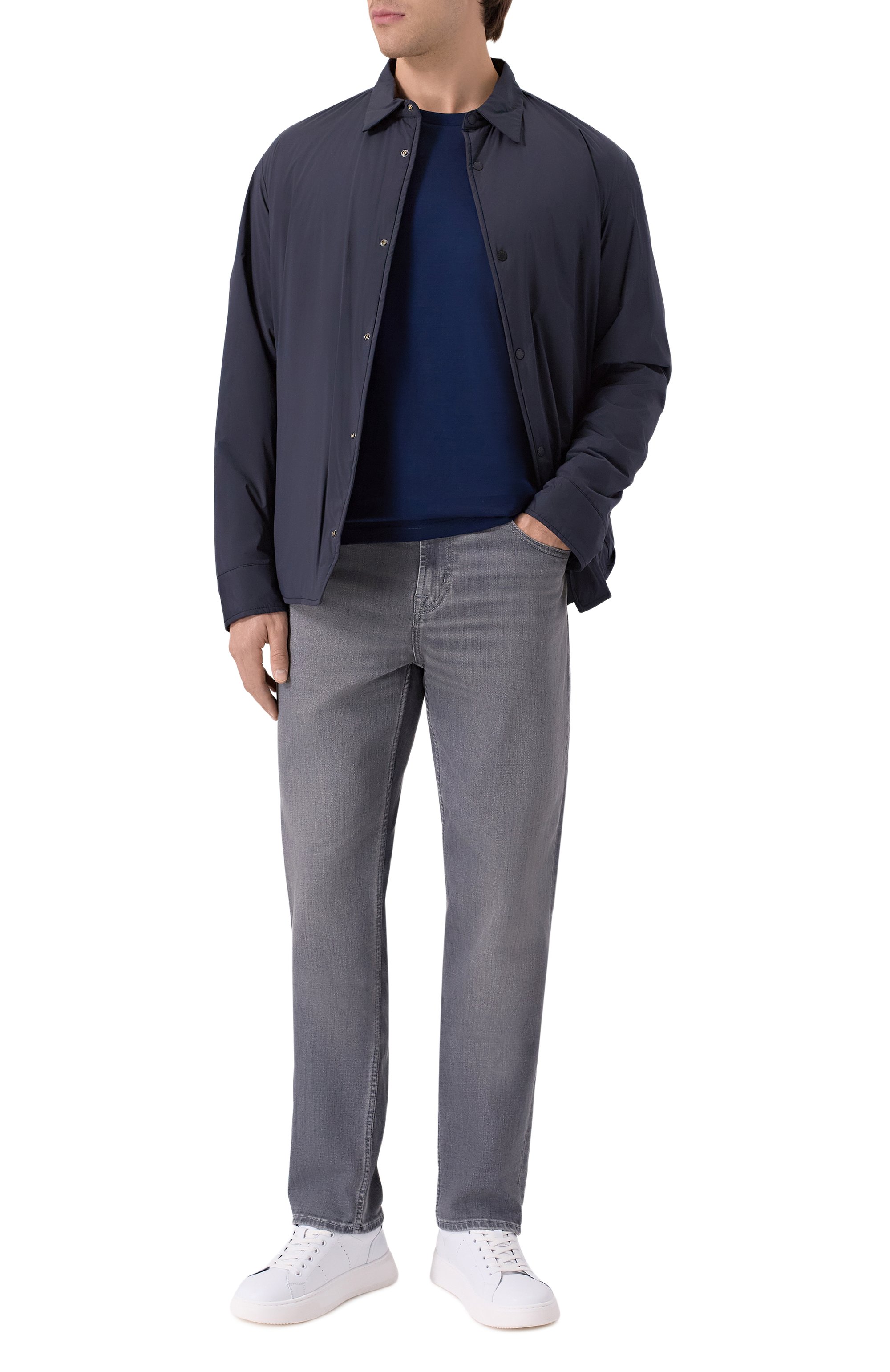 Хлопковая футболка PAUL&SHARK, арт. 99311024, фото 2