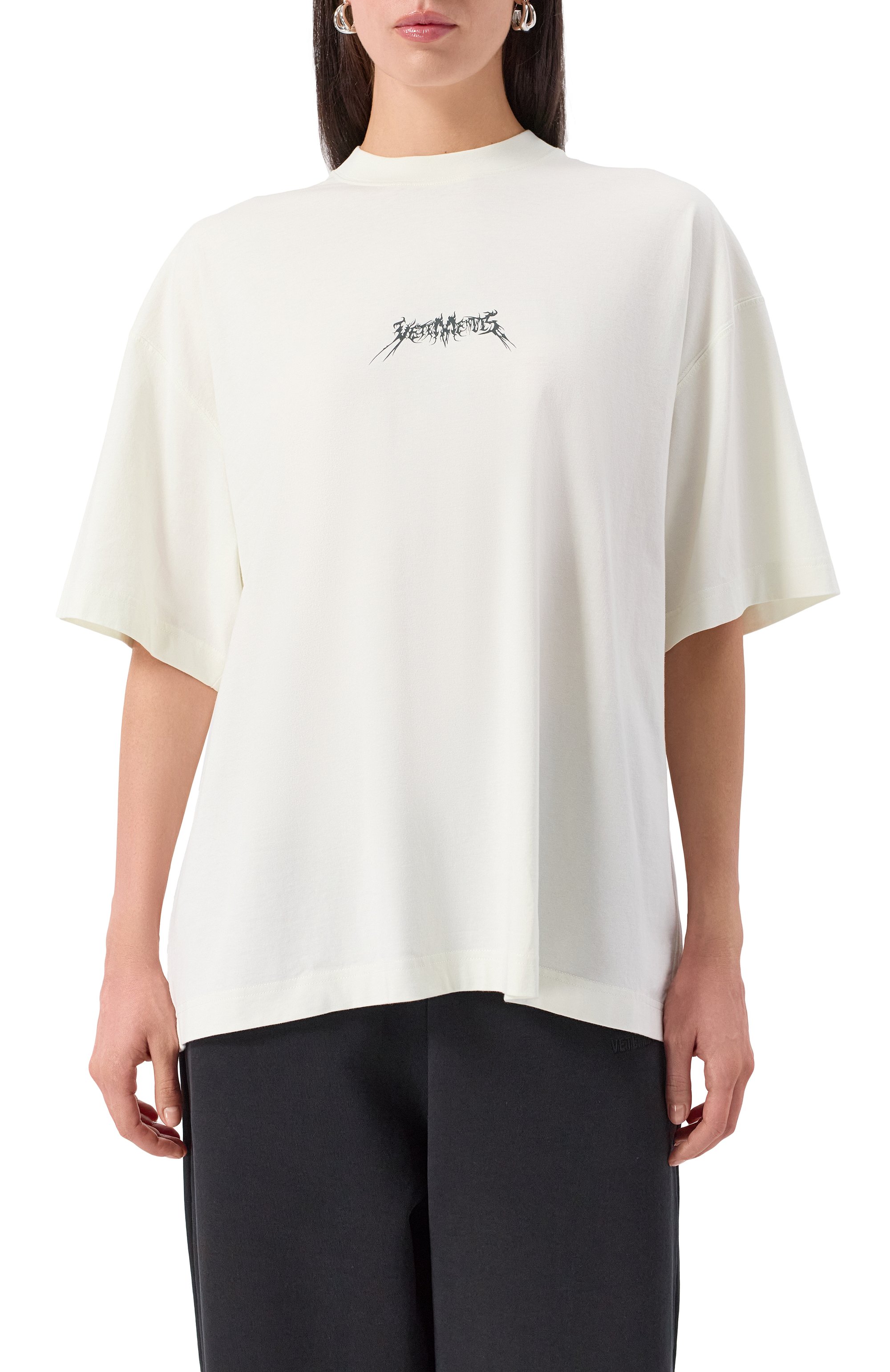 Хлопковая футболка VETEMENTS, арт. UH76TR600I/1000 LIGHT JERSEY, фото 6