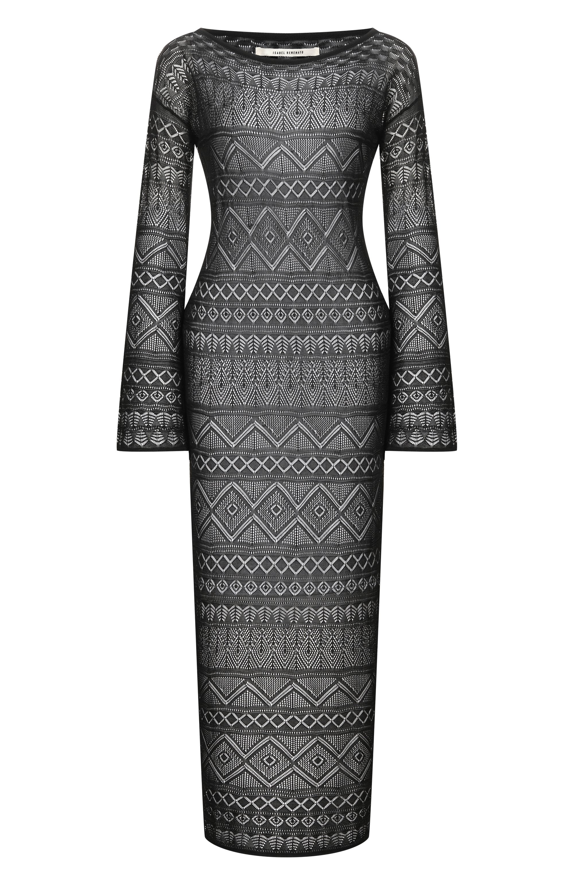 Платье из вискозы ISABEL BENENATO, арт. DK08S26, фото 1