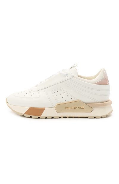 Кожаные кроссовки santoni for amg SANTONI белого цвета по цене 72300 руб., арт. WSAM60824RBCGRSYI44, фото 3 Кожаные кроссовки santoni for amg SANTONI, арт. WSAM60824RBCGRSYI44, фото 3