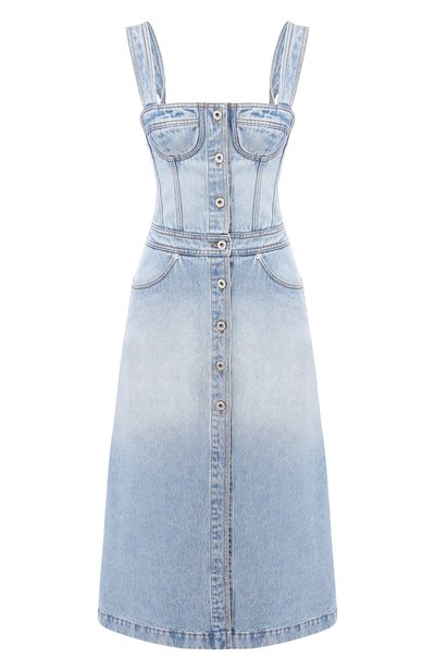 Женское джинсовое платье OFF-WHITE, арт. 0WYM001S197730447100