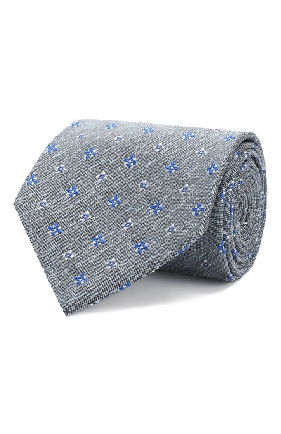 Мужской галстук из смеси шелка и льна BRIONI, арт. 062I00/P8443