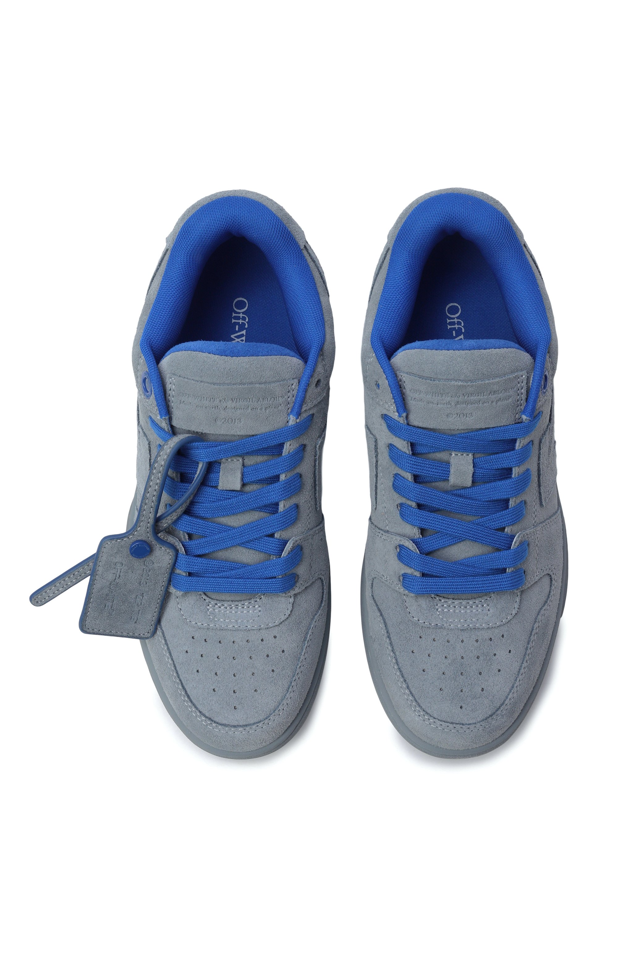 Замшевые кеды out of office OFF-WHITE, арт. 0WIA259F25LEA0096D6D, фото 6