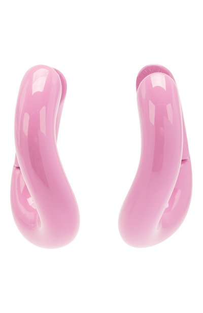 Серьги loop BALENCIAGA розового цвета по цене 47900 руб., арт. 542508/TZ16V, фото 3 Серьги loop BALENCIAGA, арт. 542508/TZ16V, фото 3