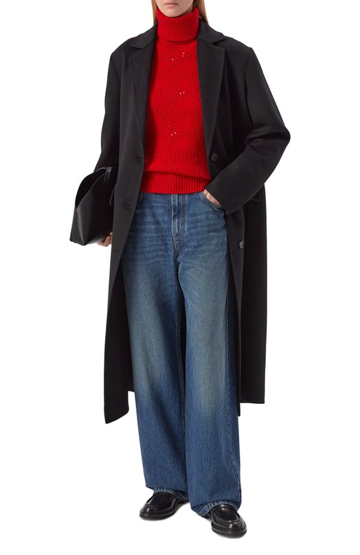 Свитер из шерсти и кашемира Kiton D6073340005 Красный  D6073340005 Фото 2