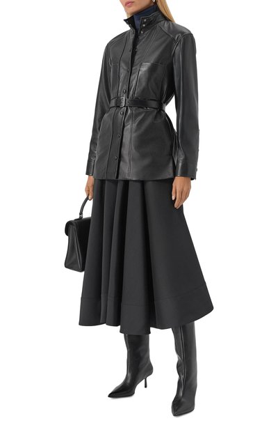 Женская кожаная куртка MVST, арт. M25.1PW.L001/PL0NGE