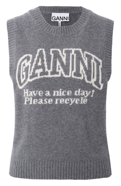Женский шерстяной топ GANNI, арт. K2308